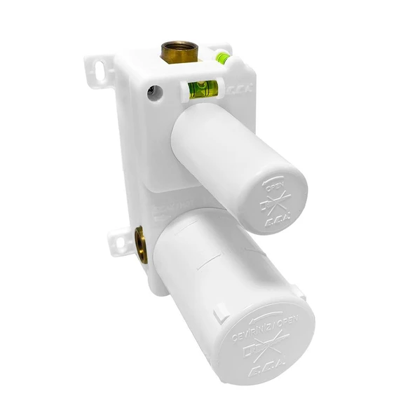 Eca Dalia Ankastre Duş Seti - 2 yollu / 6 parça set - 102199773 - 4