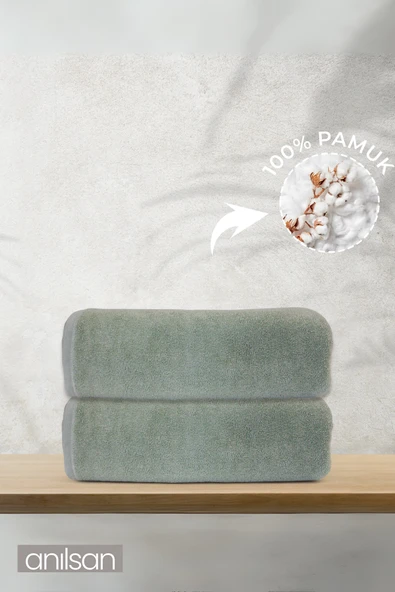 2'li Elen Banyo Havlusu - 70x140 Cm, 570gr, %100 pamuk, Spa Ve Otel Havlusu, Günlük Kullanıma Uygun