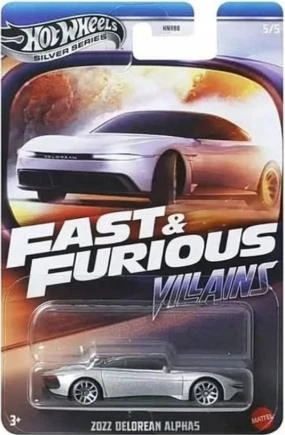 Hot Wheels Fast & furious Villains 2022 Delorean Alpha5 JBY38