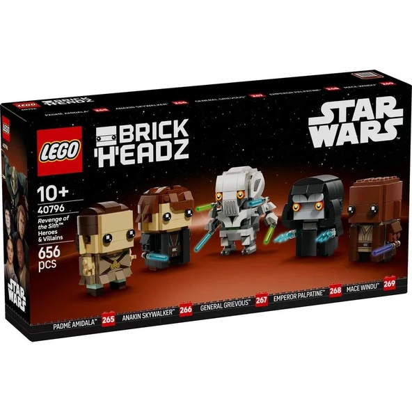 LEGO BrickHeadz 40796 Revenge of the Sith Heroes and Villains ürün görseli