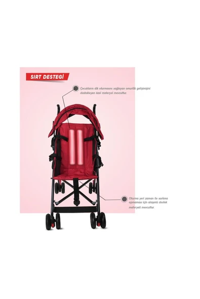 Rival  Tokyo Hafif Baston Bebek Arabası Rv108 Antrasit - 4
