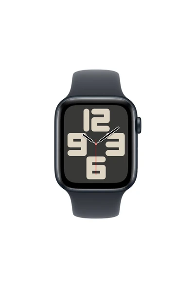 Apple Watch SE GPS 44mm Gece Yarısı Alüminyum Kasa + Gece Yarısı Spor Kordon - M/L - 2
