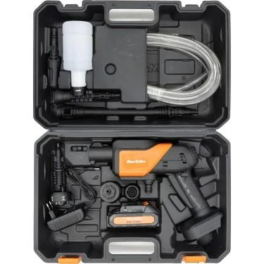 Max Extra MX5050 Akülü Oto Yıkama 30 Bar 20V - 4