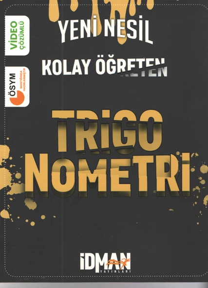 İdman Yayınları Yeni Nesil Kolay Öğreten Trigonometri - 2