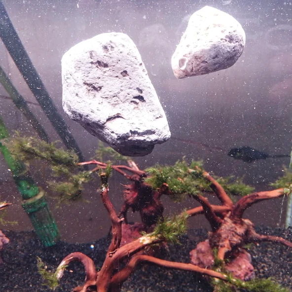 Uçan Kaya Akvaryum Aksesuarı Dekoru 6-9 CM ( 1 Adet ) - 4