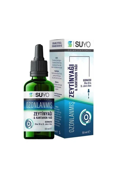 SUYO GREEN FARMA SUYO OZONLANMIŞ ZEYTİNYAĞI VE KANTORON YAĞI 50 ML