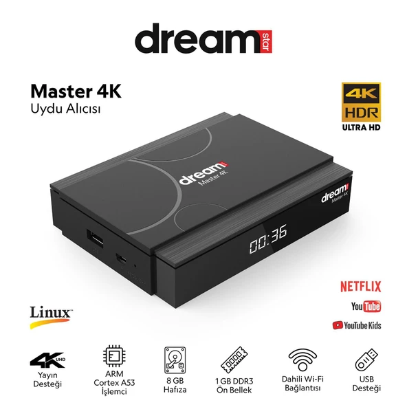 Dreamstar Master 4K Uydu Alıcı - 3