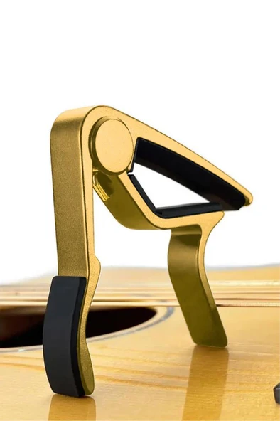 Lastvoice LCT-90GLD Gitar Capo Metal Kapo Kaliteli 5 Adet Pena Hediye - 2