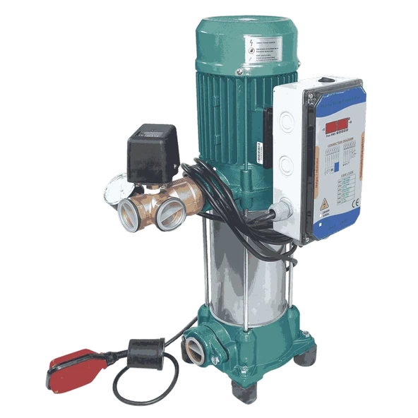 Varan PVM12-6x1 HID Noril Fanlı Tek Pompalı Hidrofor 4 HP / 3 kW, Trifaze 380 V, 66 Mss, 20 m3/h