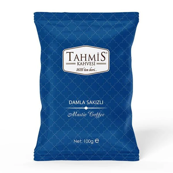 Tahmis Tek Paket Damla Sakızlı Türk Kahvesi 100 Gr