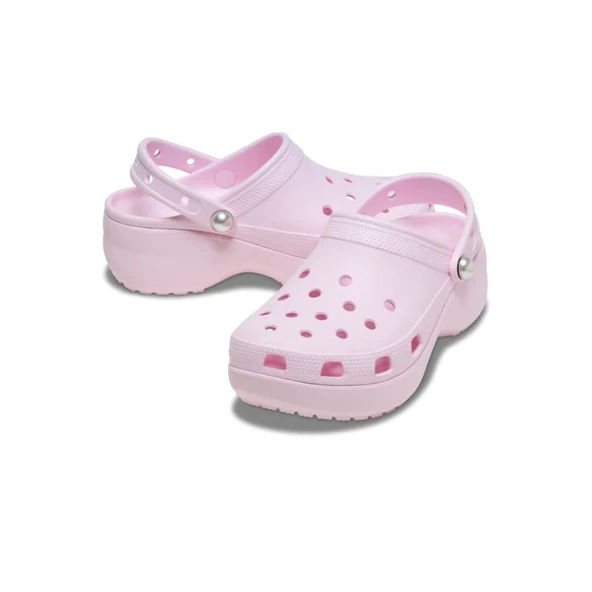 Crocs Classic Platform Pearl Clog Kadın Terlik 211231_6ZW - Resim 6