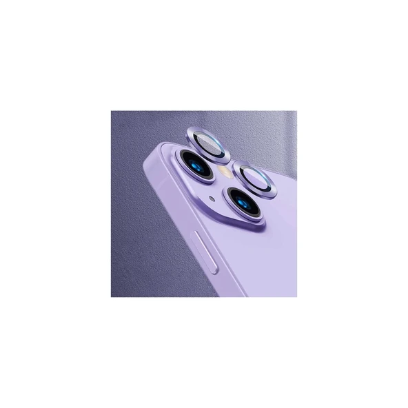 Adaman iPhone 14 ile Uyumlu Kamera Mercek Lens Için Koruyucu RENGARENK