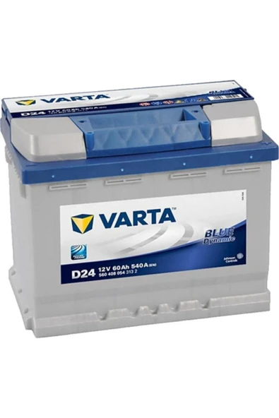 Varta Blue Dynamic D24 12 V 60 Ah 540 CCA Akü  (2025)