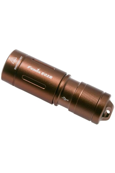 E02r 200 Lümen Anahtarlık Fener Kahve - 2