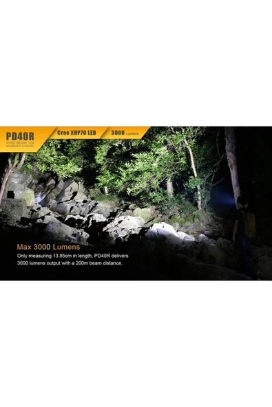 Fenix PD40R El Feneri 3000 Lümen 5226766 - 2