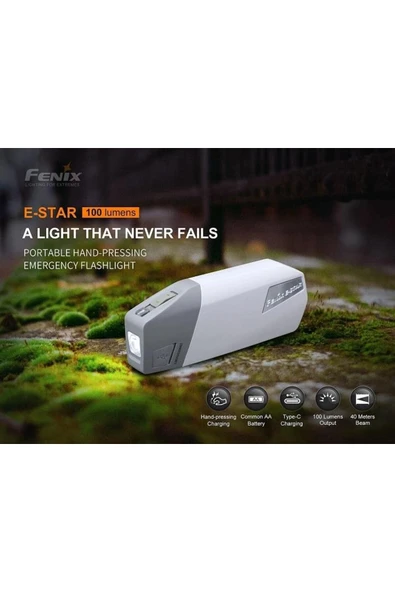 E-star 100 Lümen Acil Durum El Feneri-e-star - 5
