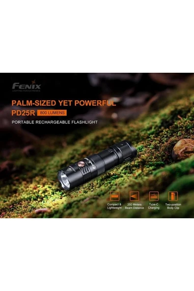 Pd25r 800 Lümen Şarj Edilebilir El Feneri-pd25r - 5