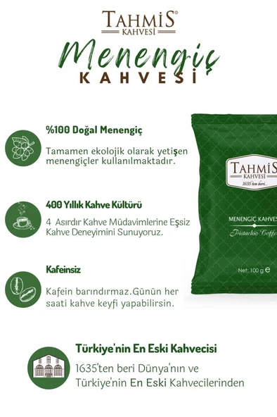 Tahmis Menengiç Kahvesi Sütlü Toz 100 Gr 3'lü Paket - 2