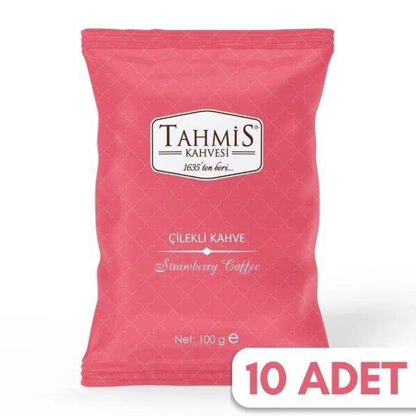 Tahmis Çilekli Kahve 100 Gr 10'lu Paket