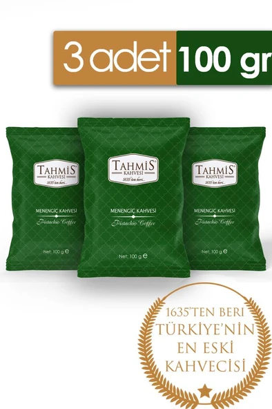 Tahmis Menengiç Kahvesi Sütlü Toz 100 Gr 3'lü Paket