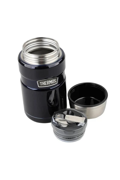 Stainless King Yemek Termosu 0.71L M.Blue Yemek Termosu SK3021-MBTRAK Lacivert - 2