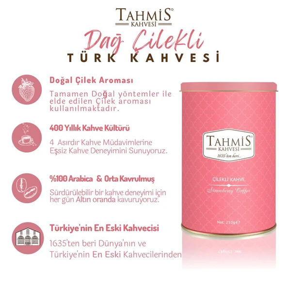 Tahmis Dağ Çilekli Türk Kahvesi 250 Gr - 2