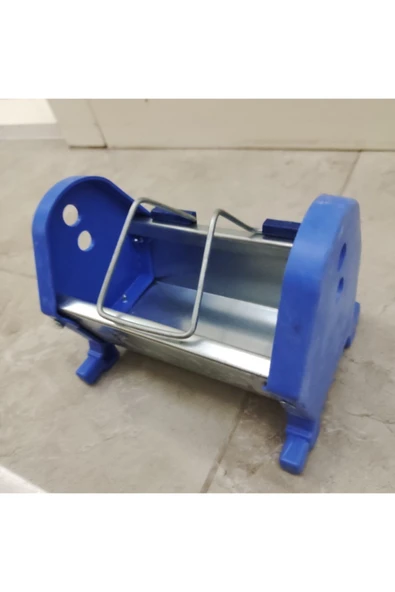 15 Cm Güvercin Civciv Metal Galvaniz Yemlik - 2