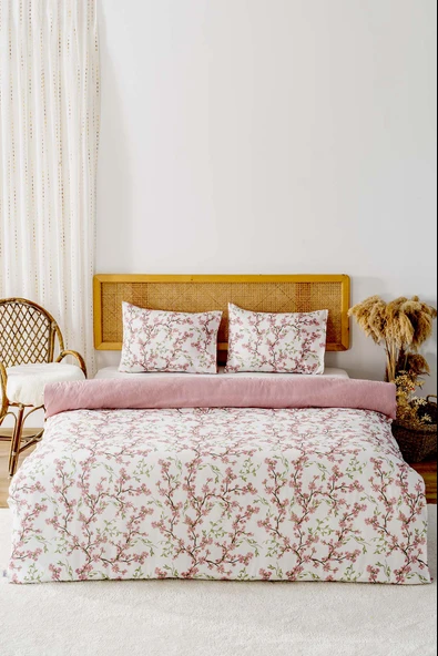 Rivaİstanbul Sakura Tek Kişilik Nevresim Takımı Pamuklu - Resim 3