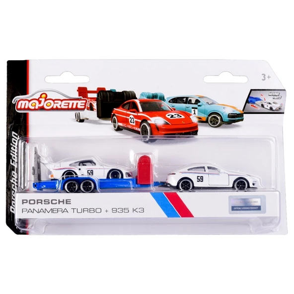 Majorette Porsche Motorsport Race Trailer Porsche Panamera Turbo + 935 K3 - 3