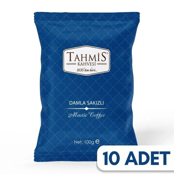 Tahmis 10'lu Damla Sakızlı Türk Kahvesi 100 Gr