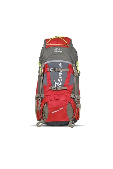 Spın Backpack 55 Litre Trekking Sırt Çantası Kırmızı - 2