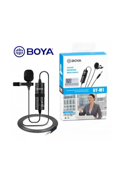 Boya BY-M1 Kablolu Yaka Mikrofonu - 8