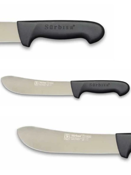 Sürbisa Kasap Bıçağı (Kuşbaşı + Deri Yüzme + Doğrama) 61118 21.0 cm - Resim 2