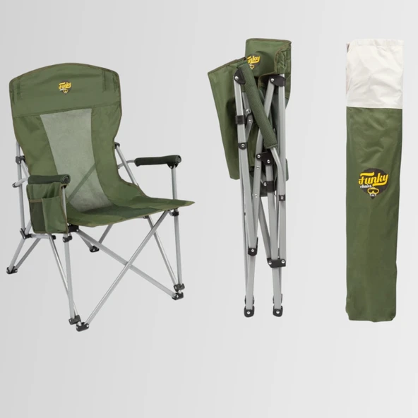 FUNKY CHAIRS Big Small Kamp Sandalyesi Çantalı Katlanabilir - 5