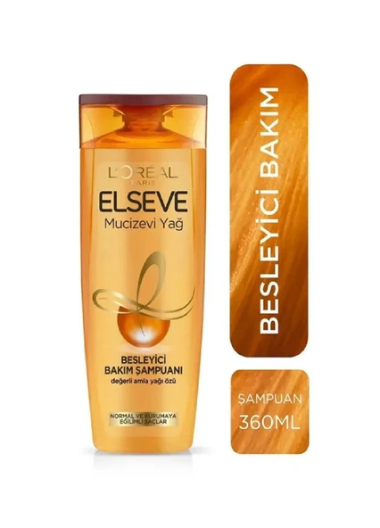 119 ELSEVE MUCİZEVİ YAĞ BESL. ŞAMP. 360 ML.