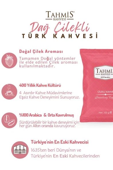 Tahmis Çilekli Kahve 100 Gr 10'lu Paket - 2
