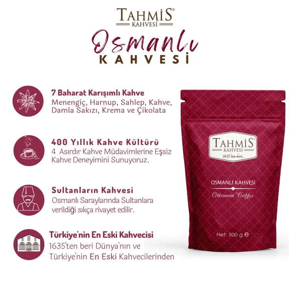 Tahmis Osmanlı Kahvesi 500 Gr - 2