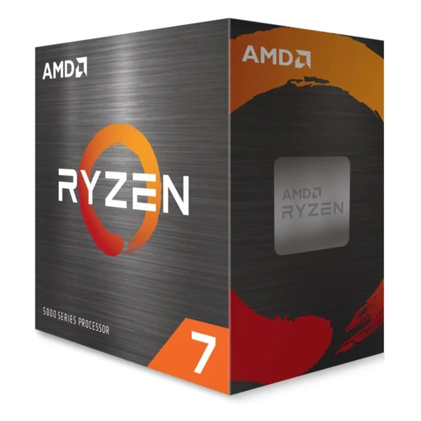 AMD Ryzen 7 5700 8C 3.7GHz 16MB AM4 Kutulu Fanlı İşlemci