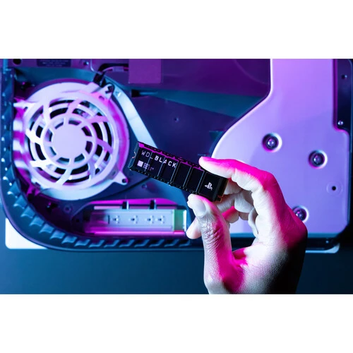 WD Black 2TB SN850P 7300MB/S-6600MB/s PS5 Konsolları için Resmi Lisanslı Soğutuculu NVMe M.2 SSD WDBBYV0020BNC-WRSN - 4