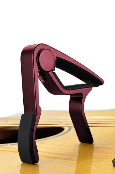 Lastvoice LCT-90RD Gitar Capo Metal Kapo Kaliteli 5 Adet Pena Hediye - 2