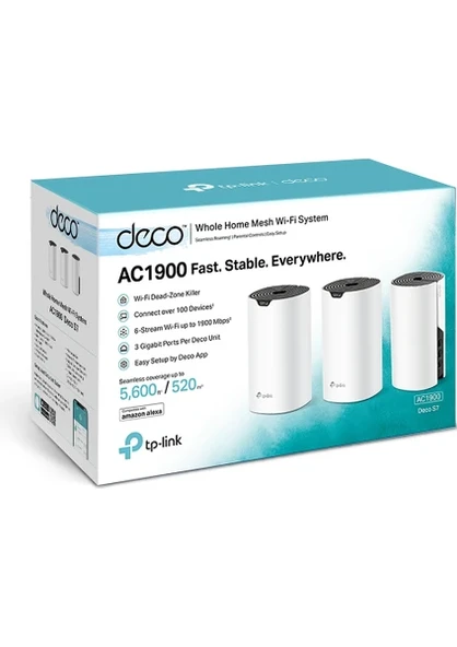 TP-Link Deco S7 AC1900 WIFI Mesh Sistemi 3'lü - 2