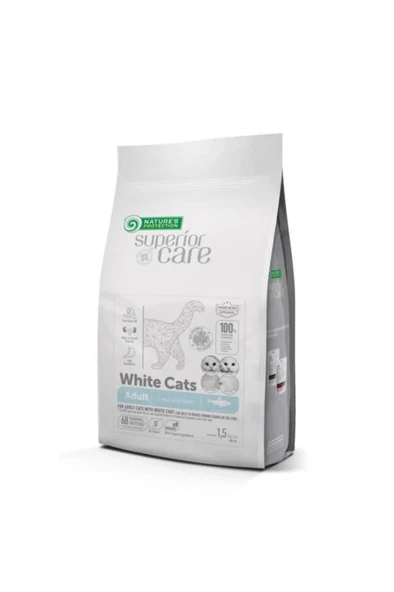 Natures Protection White Cat Beyaz Tüylü Kedi Maması 1,5 Kg