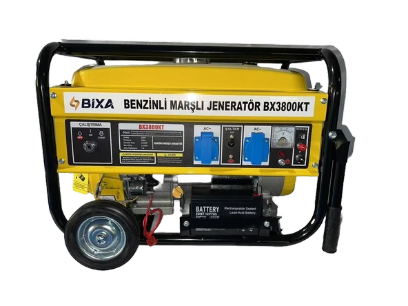 Bixa 3.5 KVA marşlı benzinli jeneratör