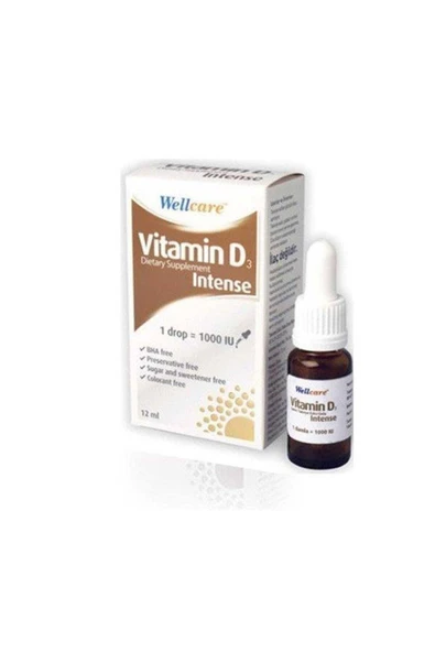 Wellcare Vitamin D3 İntense 12 Ml