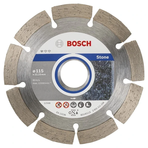 Bosch Stone Beton ve Taş Kesme Diski Elmas 115 MM