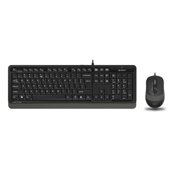 A4 Tech F1010 Klavye Mouse Seti, Siyah