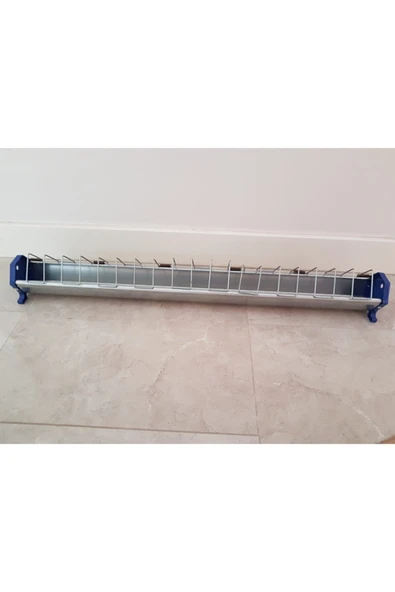 100 Cm Güvercin Civciv Metal Galvaniz Yemlik