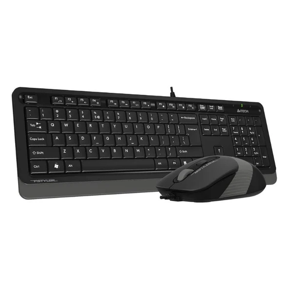 A4 Tech F1010 Klavye Mouse Seti, Siyah - 3