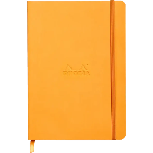 Rhodia Webnotebook A5 80yp Çizgili Yumuşak Kapak Ciltli Not Defteri Turuncu / 117415