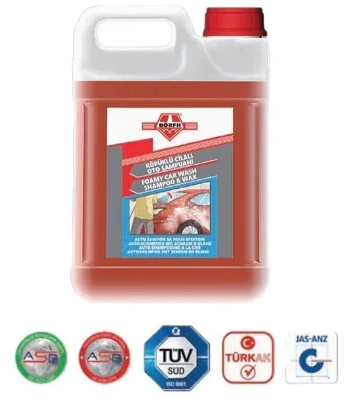Börfh Köpüklü Cilalı Oto Şampuan 5 kg